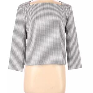 Rachel Zoe Boxy Black and White Blouse with 3/4 Sleeves